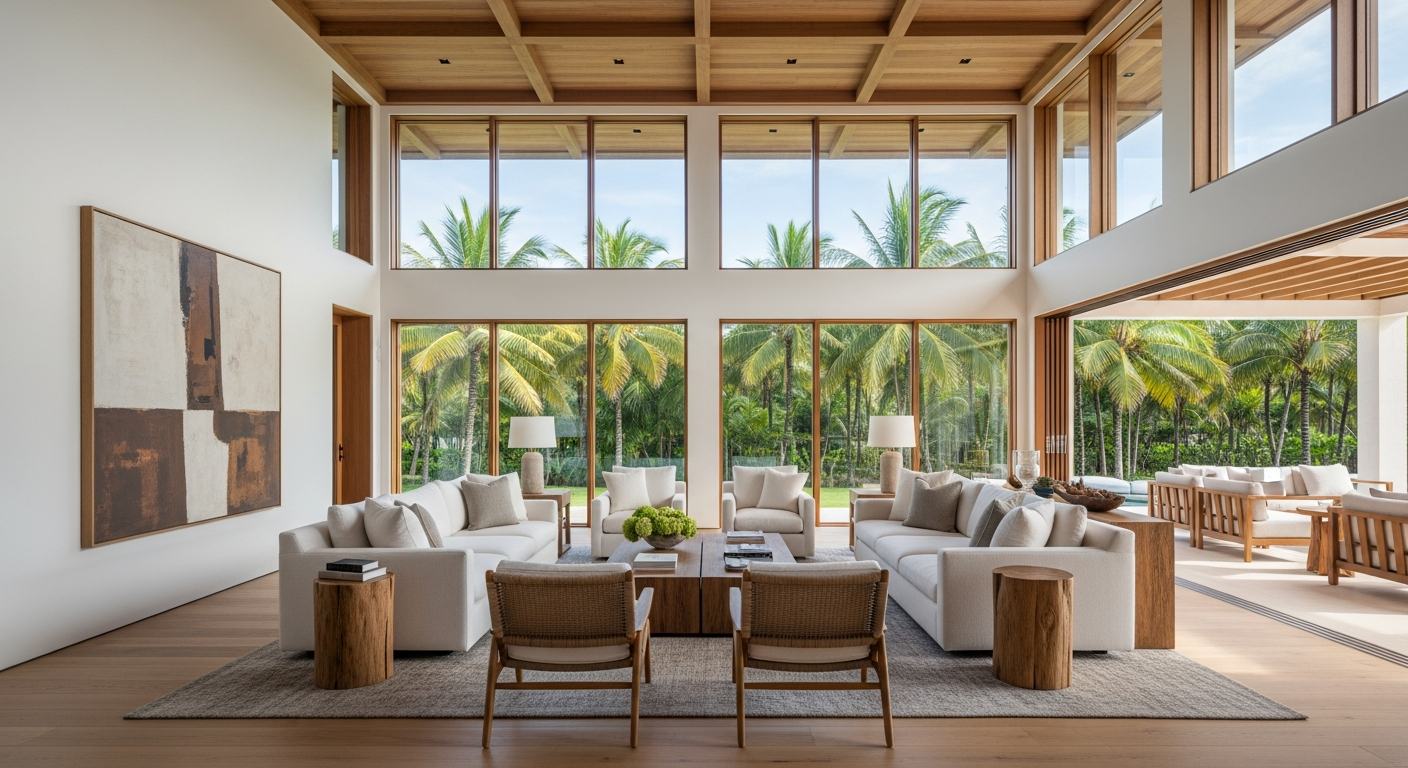 Villa Integrated with Nature